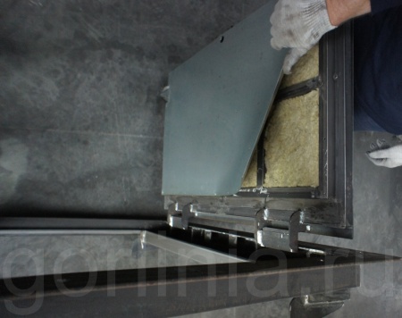 Напольный люк Стелс-У 1100*600п уголок утепленный образец