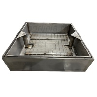 Люк под брусчатку из нержавеющей стали Проспект-ВН 500*500 съемный 